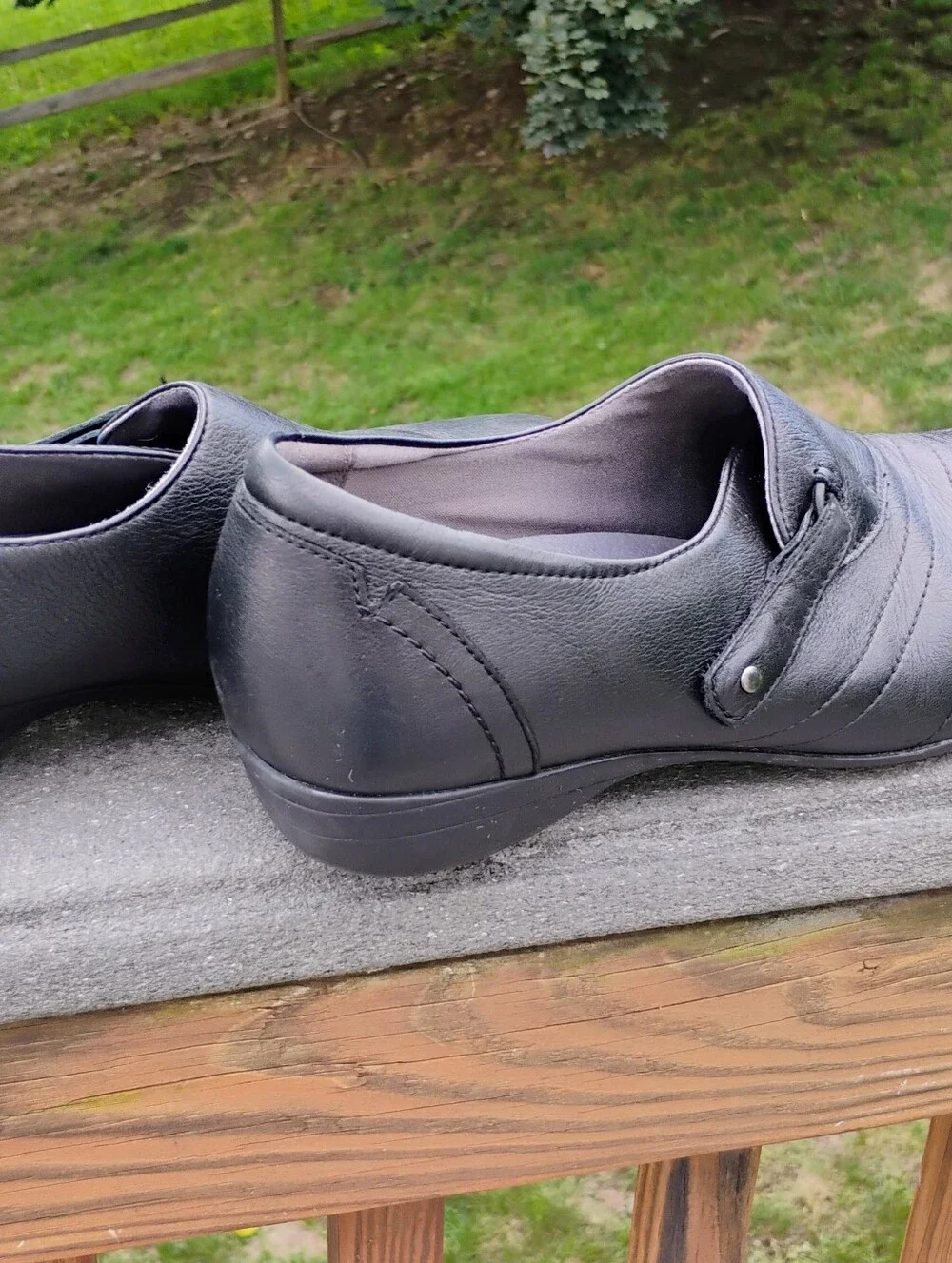 Dansko Franny Black Leather Woman's Comfort Shoe Loafers - EU 41 / US 10.5-11